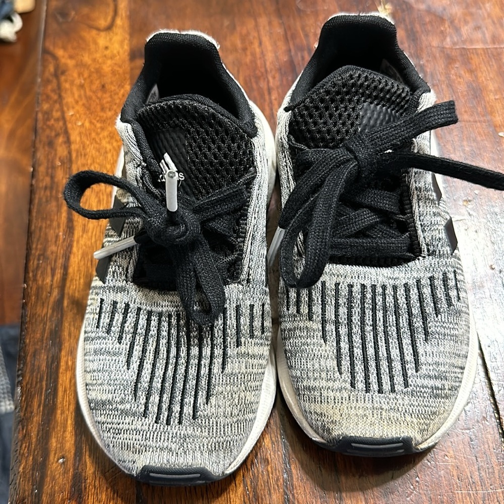 Adidas, tennis shoes, size 8 and Toddler boys Briefs